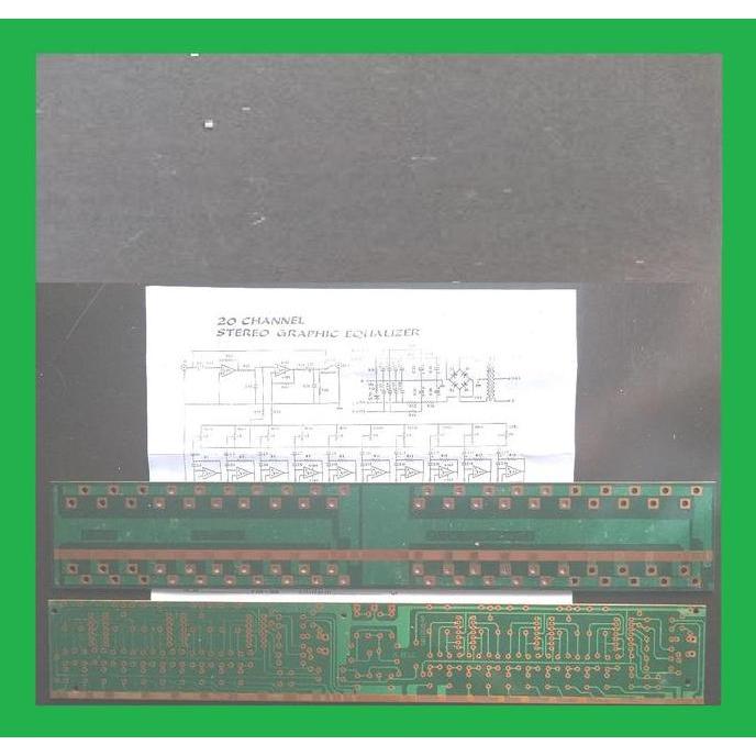 Promo Pcb Biasa 20 Channel Graphic Equalizer Rc4136 Stereo Cod