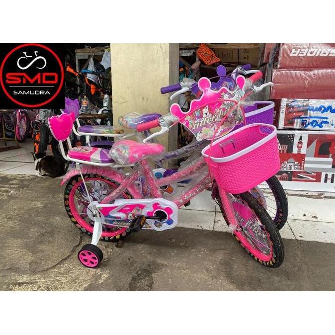 Sepeda Anak Mini Keranjang 16 Interbike Kuda Pony Murah BDG