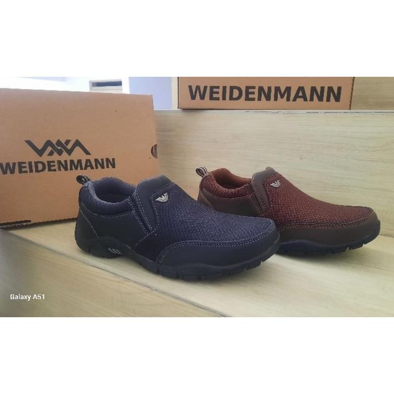 Sepatu Slip On Weidenman Walker 02 Brown & Black Sepatu pria