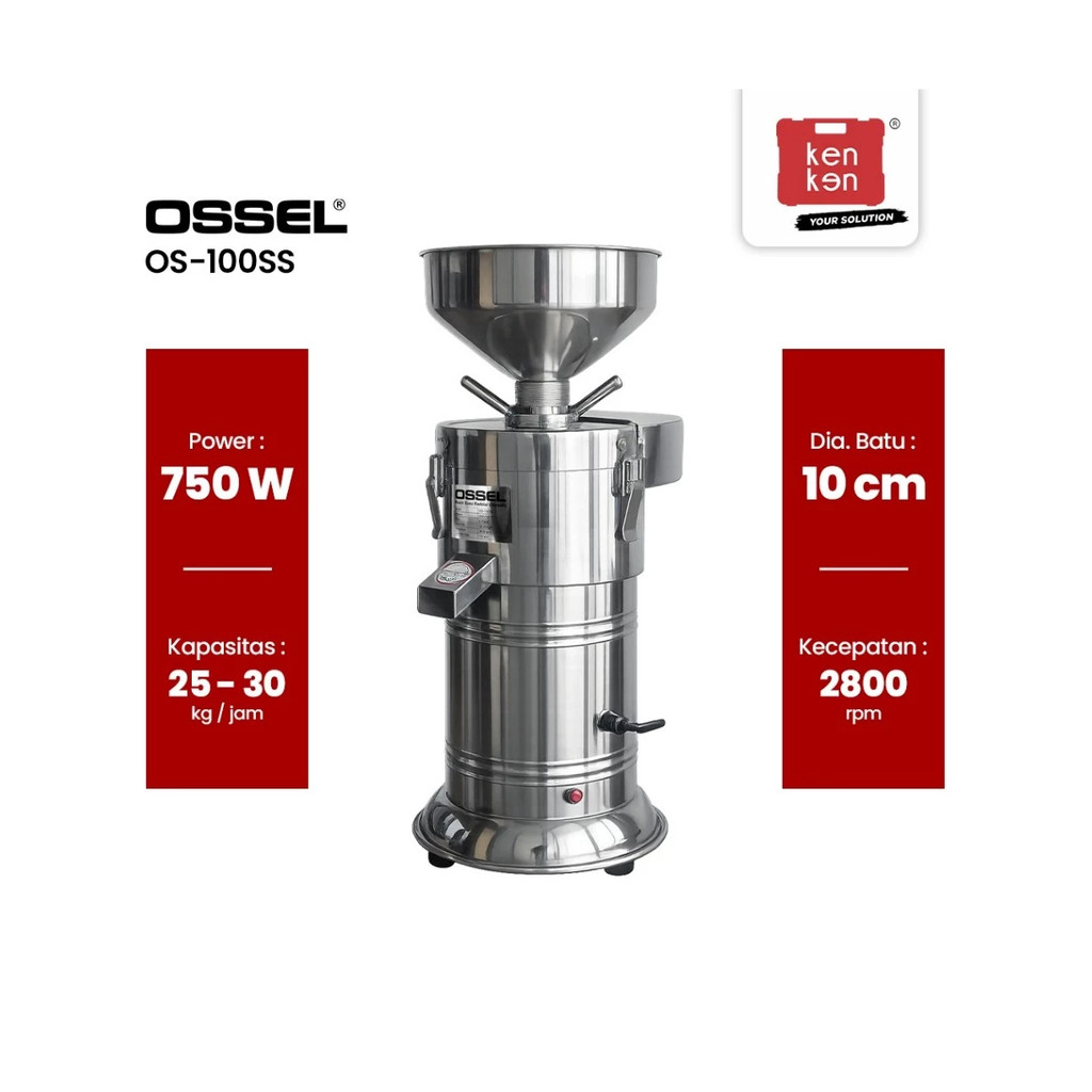 Ossel - Mesin Susu Kedelai Soya Maker Listrik OS-100 dan Os-100 SS Ossel