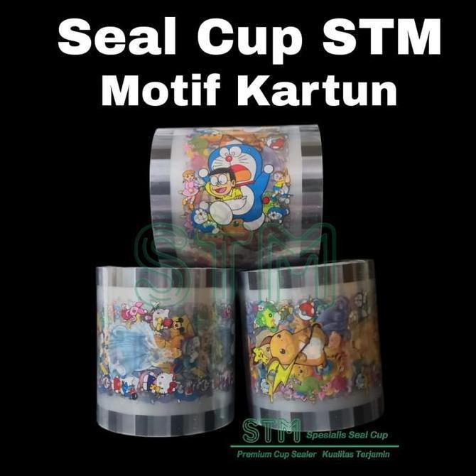 Leone- Plastik Seal Cup Polos/Roll Plastik Bening/Tutup Mesin Cup Sealer