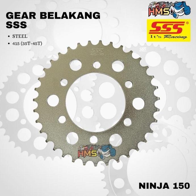 Gir Gear Belakang Sss 415 Kawasaki Ninja Rr Ninja R Gir Belakang 415 Sss Ninja Tipis Original Sss Al