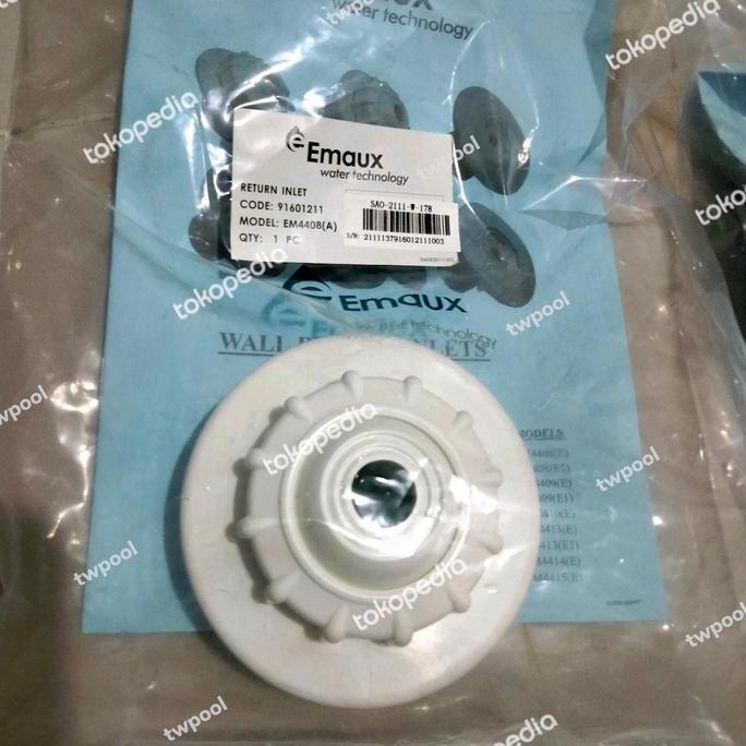 Uisce- Inlet Fitting Kolam Renang Emaux 1,5 Inch