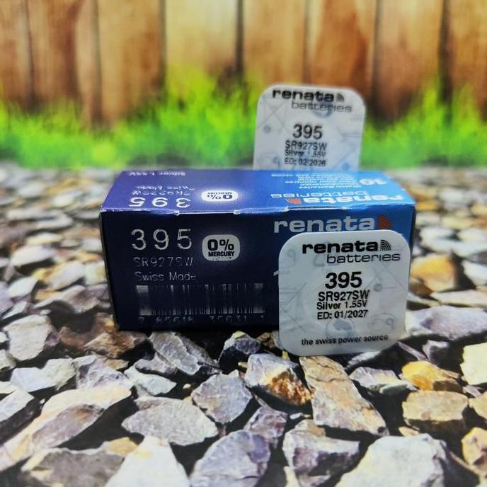 Ready  Baterai Jam Tangan Pria Casio AQ-164W Renata 395 SR927SW Original
