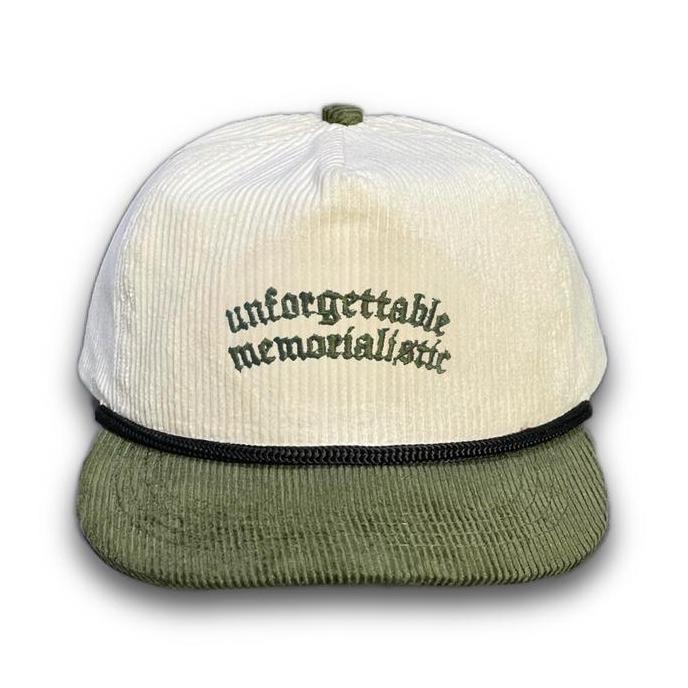 Topi Rope Hat Corduroy unforgettable Cream Army Thisplan