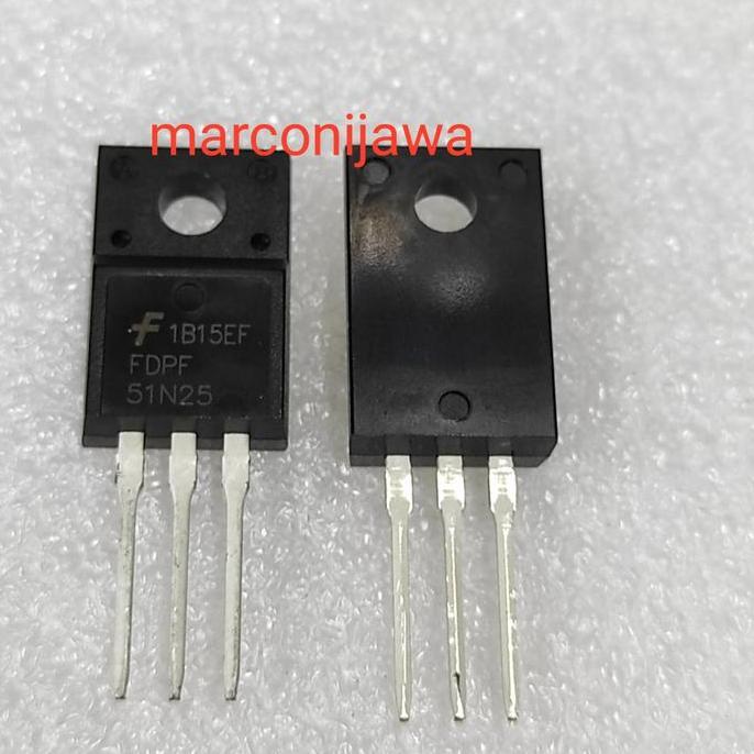 Ready FDPF51N25 transistor to220 plastik