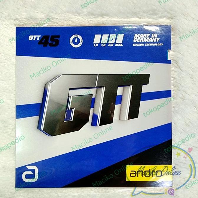 NEW Andro GTT 45 2.0 mm ~ Karet Pingpong Andro GTT45