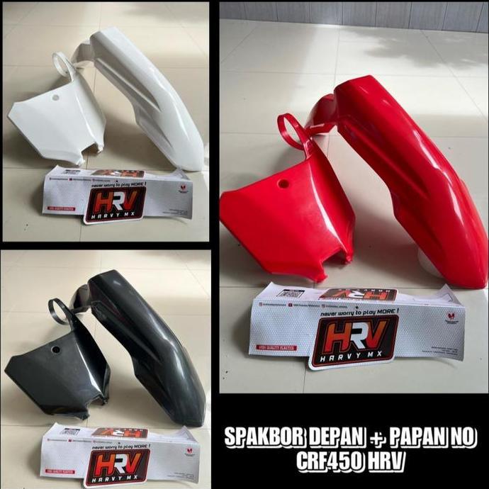 Spakbor papan nomer CRF450 CRF 450 HRV