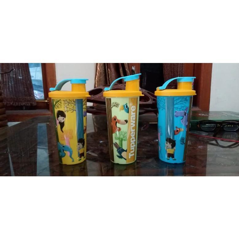 Tupperware Fun Tumbler 1Pcs Elephant Lion Panda Karakter