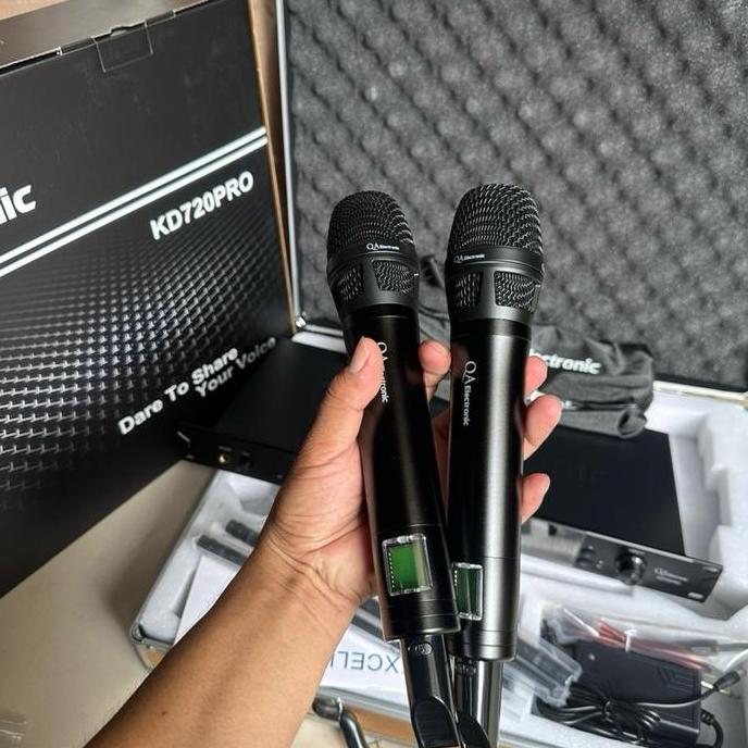 crizztophen - mic wireless qa electronic kd720pro qa electronik kd 720 original rdw