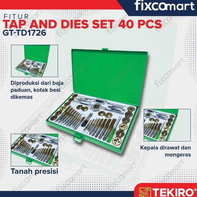 Dillamenselc - Tekiro Tap & Die Set 40 Pcs