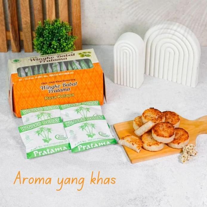 Wingko Babat Semarang Kue Merk Pratama Khas Semarang - Rasa Kelapa-Aneka Rasa
