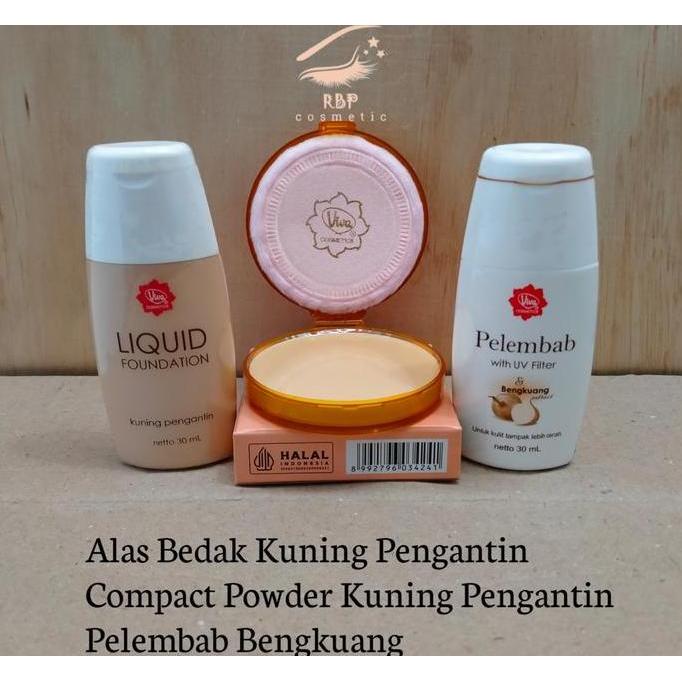 Naysillia_T - Paket Viva Alas Bedak + Compact Powder + Pelembab Bengkoang