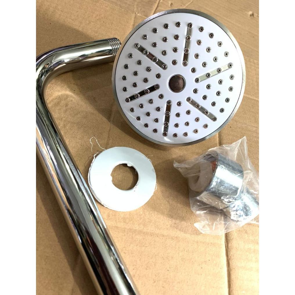 Shower Tanam/Kran Shower Mandi/Shower Mandi Kamar Mandi Wc Toilet/Wall Shower Set Bulat Tembok Mandi
