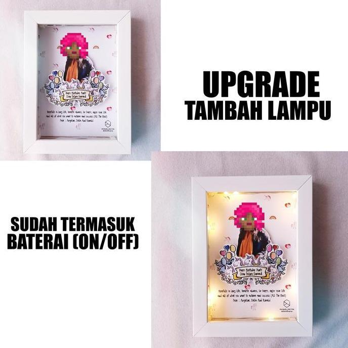 Upgrade Lampu pada Bingkai Pop Up Frame