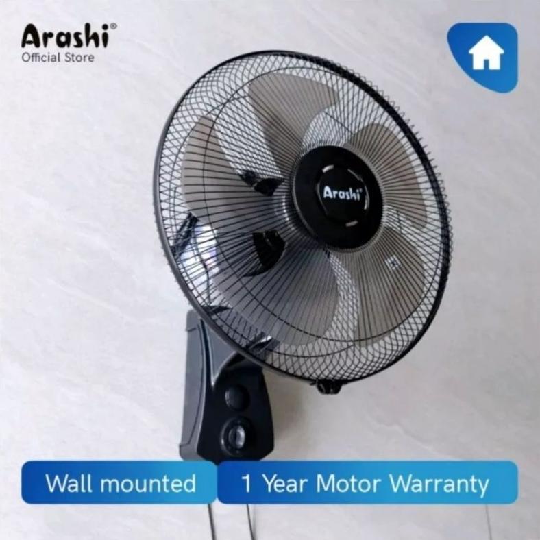 Promo Kipas Angin Dinding Arashi 16 inch / Wall Fan Arashi 16 inch Tornado ( Baling Besi )
