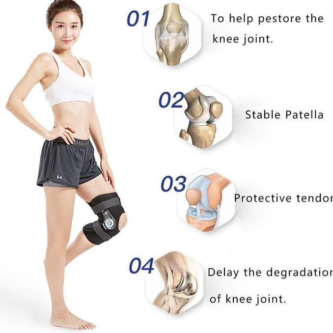Ready Knee Decker ROM Joint Deker Penyangga Lutut Dekker Patela Support NEW