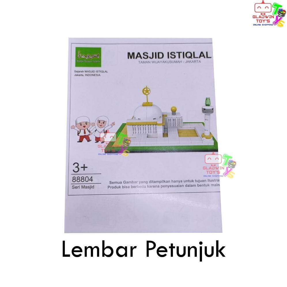 Terbaru Mainan Lego Masjid Puzzle Mesjid Istiqlal Bongkar Pasang