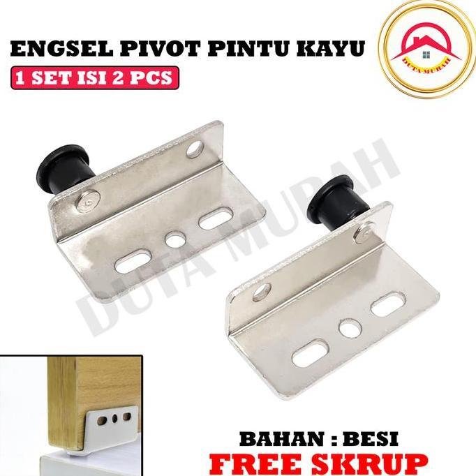 AYOBAKUL Engsel Pivot Pintu Lemari Kayu 12mm Hinge Pivot Mini Kecil Pivot Kayu