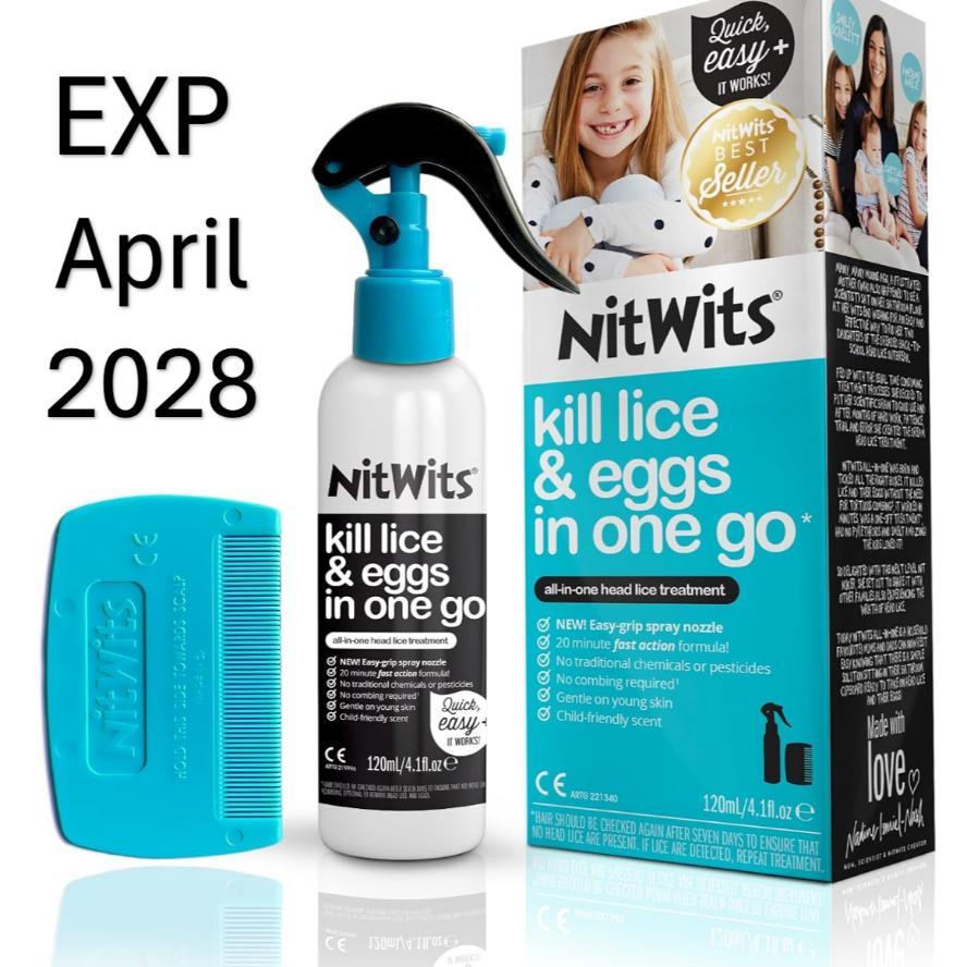 Nitwits All In One Head Lice Solution Obat Kutu 120Ml