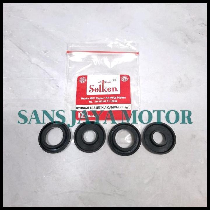 DISKON KARET CENTRAL SEAL KIT MASTER REM ATAS HYUNDAI TRAJET KIA CARNIVAL 