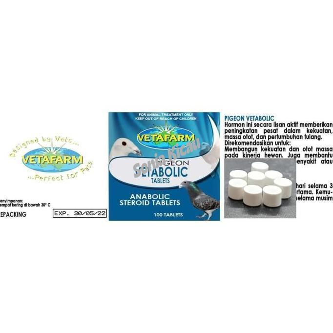 Min.5 Tablet Vetabolic Vetafarm Untuk Merpati