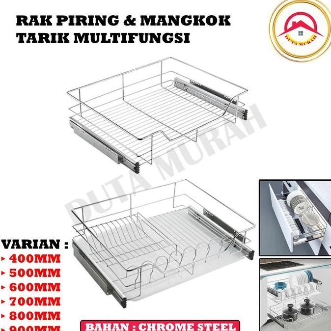 TACAAHA Rak Piring Tarik Rak Mangkuk Rak Piring Untuk Kabinet Rak Piring Tarik Rak Piring Tarik Kitc