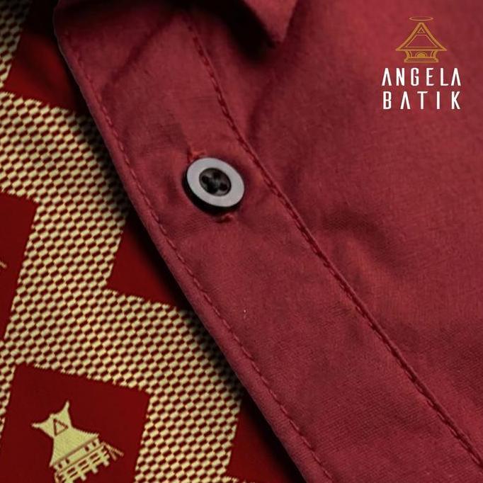 New Batik Lengan Panjang Motif Ulos Batak | Kemeja Pria Premium Ulos Karo SE1