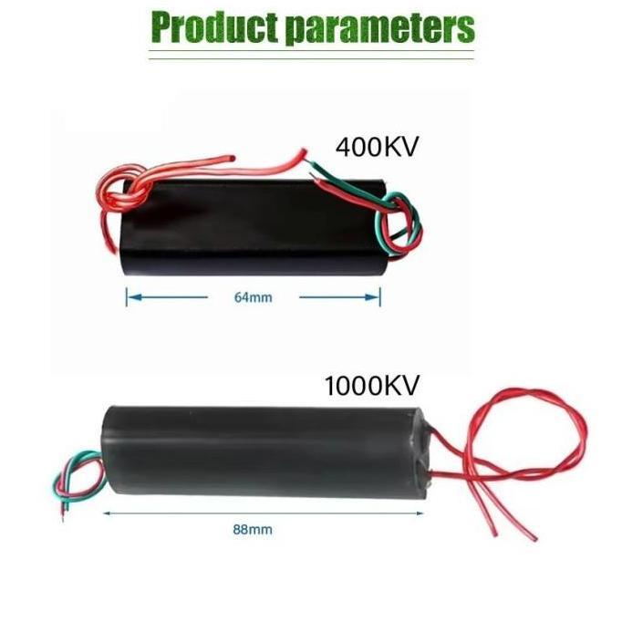 POIRENS Modul Step Up Tegangan Tinggi DC 3V - 7V Ke 400KV 1000KV High Voltage Generator