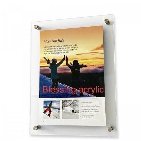 AKRILIK FRAME DISPLAY BINGKAI BERKUALITAS UKURAN A0 127 x 92 (NM)