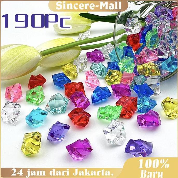 SMG 500g Batu Kristal Akrilik Batu Kristal Dekorasi Pot Bunga Dekorasi Akuarium
