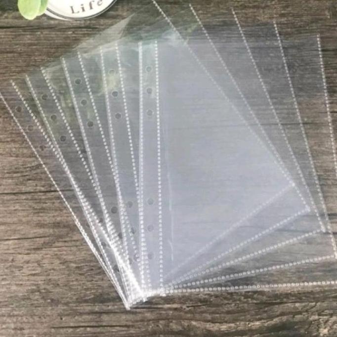 A5 DOUBLE SIDE Sleeve Photocard Binder 6 Ring Plastik