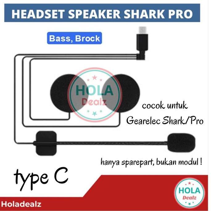 PART HEADSET INTERCOM GEARELEC SHARK PRO SPEAKER INTERCOM GEARELEC SHARK PRO TYPE C INTERCOM HELM BL