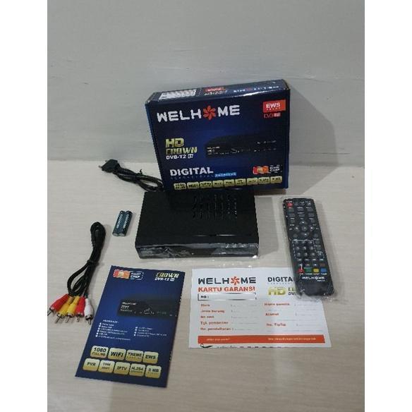 VELMOURACOLLCET SET TOP BOX WELHOME SET TOP BOX DVB T2 MSTAR 01 02 03 DVBT2 ORIGINAL