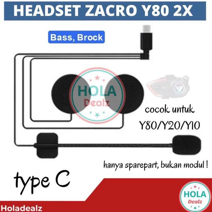 PART HEADSET INTERCOM ZACRO Y80 2X HEADSET ZACRO Y80 SPEAKER ZACRO Y80