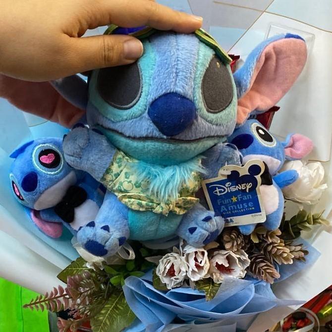 NEW STITCH IMPORT , BONEKA STITCH , KADO BONEKA ORI