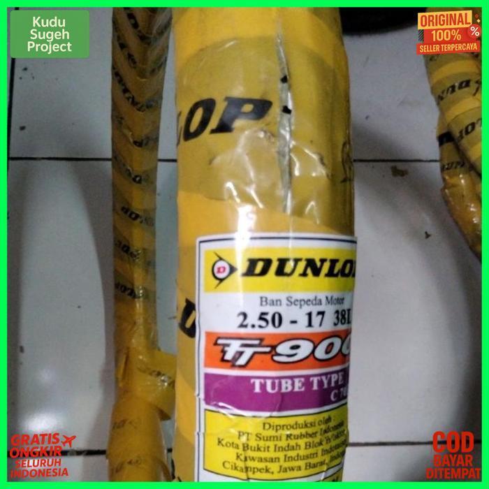 Quality Ban Dunlop Tt900 - Tube Type (70/90 - 80/90 - 90/90 - 250 - 275 ) Ring 17 Ban Luar Motor Beb