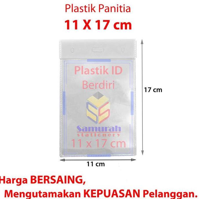 Goplan- Plastik Id Panitia Berdiri / Name Tag Holder Ukuran 9X14 / 10X14 / 10,5X16,5 / 11X17 / 12,5X