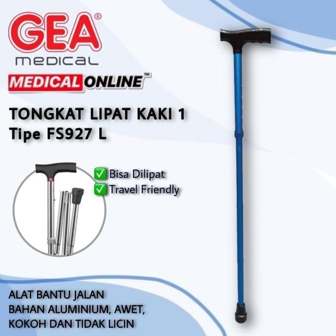 TONGKAT KAKI 1 ALAT BANTU JALAN TONGKAT LIPAT GEA MEDICAL ONLINE
