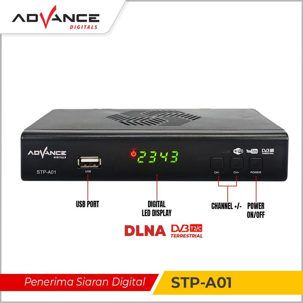 DORRLASTORE ADVANCE SET TOP BOX TV DIGITAL RECEIVER PENERIMA SIARAN FULL HD/ STB WIFI BISA YOUTUBE D