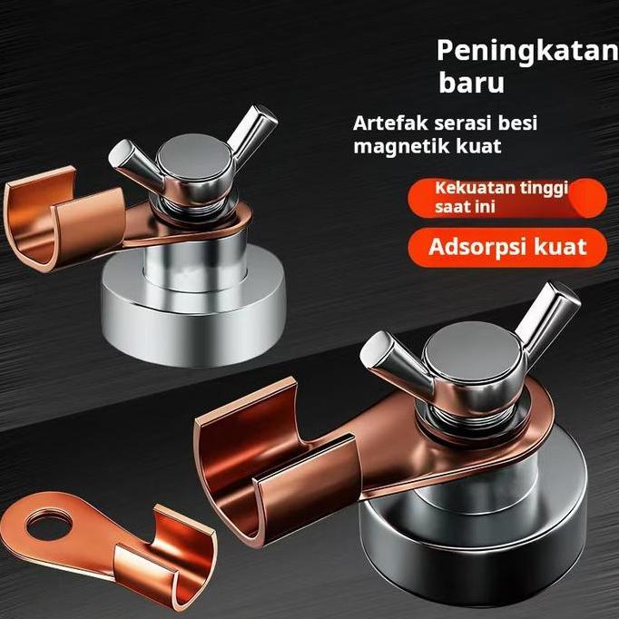 Tifarah_Jaelani - Alat Las Magnet Kuat, Alat Las Manual, Kawat Pembumian Mesin Las, Tang Pembumian M