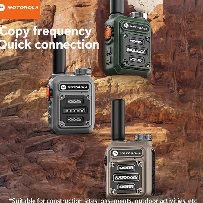 Motorola Walkie Talkie Mini(30 Watt) Radio Dua Arah Mt-918 Ht Kekuatan Tinggi 29800Mah Baterai Frequ