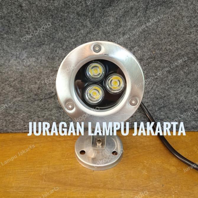 TERBARU LAMPU KOLAM 24 VOLT DC 3 WATT LAMPU TAMAN 3W OUTDOOR DC 24V