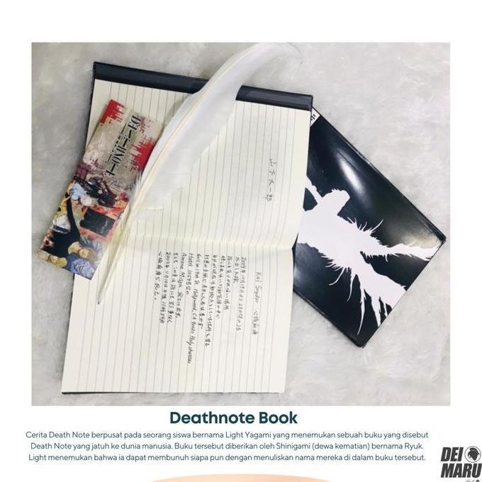 Sandyou- Buku Deathnote Anime, Death Note, Aksesoris Anime, Buku Kira L Cosplay