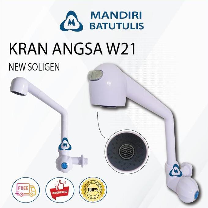Kran Angsa Soligen W21 Cuci Piring / Keran Air Soang / Kran PVC Plastik Putar