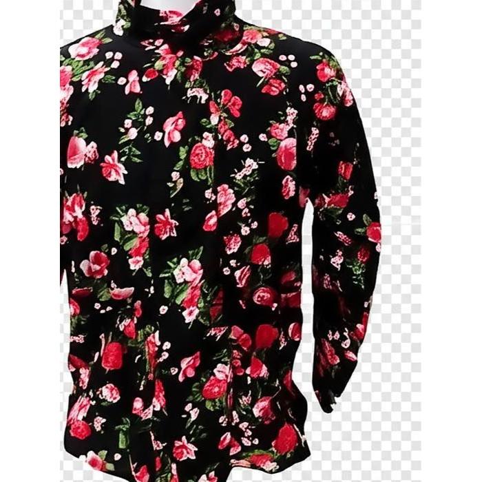 Surjan Kembang Pria Dewasa S, M, L, XL, XXL, 4L dan Jumbo 5L. Baju Adat Jawa Beskap Motif Bunga - ME