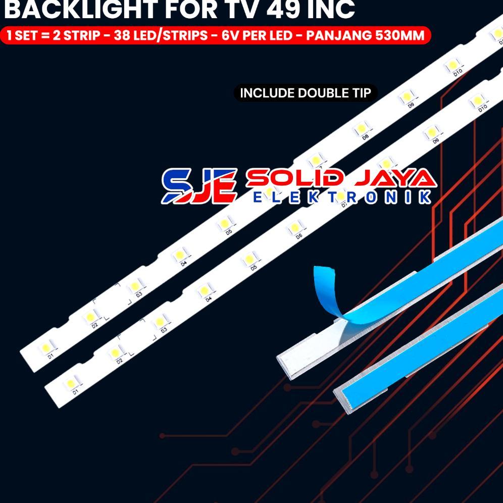 NEW DEALS BACKLIGHT TV LED SAMSUNG 49 INC UA 49NU7100 49NU7300 49NU7020 49NU7090 49NU7140 49NU LAMPU