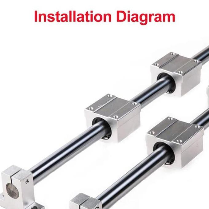 Bigbax- Besi Smooth Rod As Shaft Cnc Stainless Steel Roundbar M6 6Mm M8 8Mm