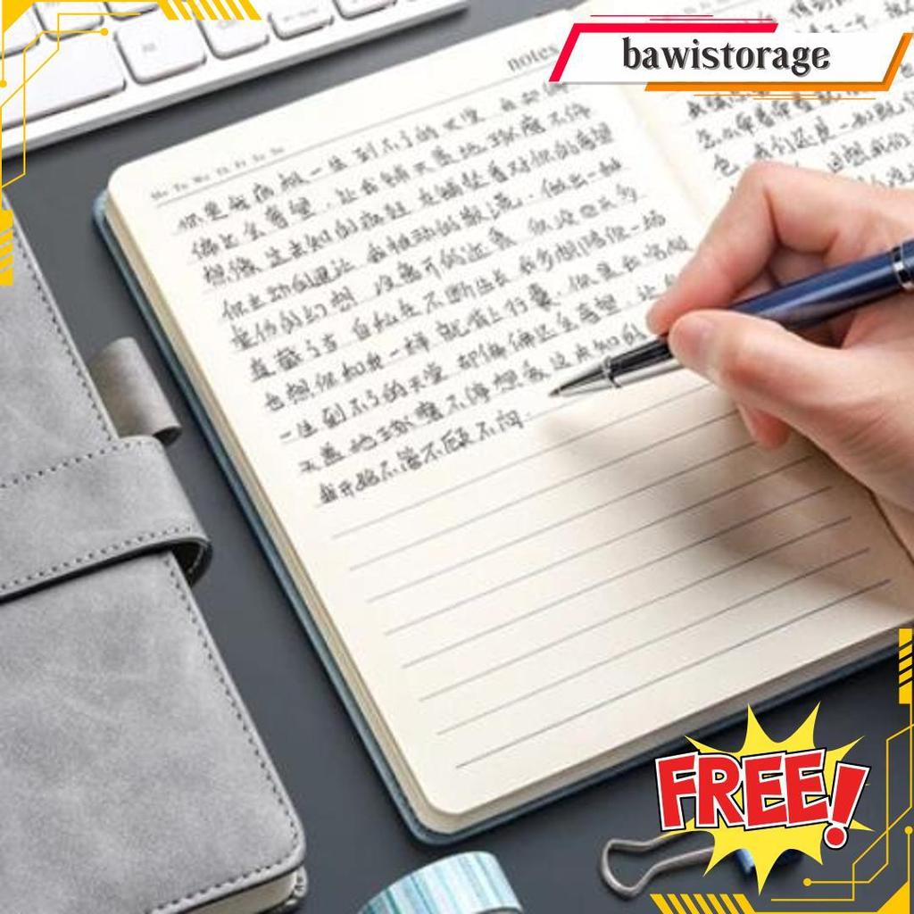A5 Notebook Kawaii 360 Halaman Buku Harian Buku Harian Lilin Kulit Bisnis Sekolah Kuliah Kantor Perl