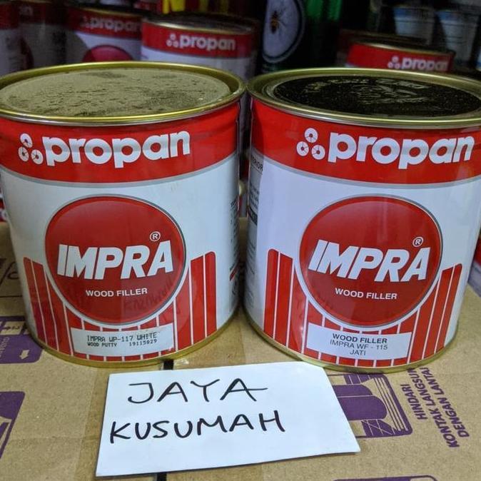 Dempul Kayu Impra Wood Filler WF 115 SH 113 Plitur Propan Jati Sungkai